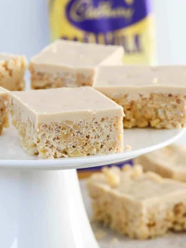 Rice Bubble Marshmallow Slice 3 Ingredient Rice Krispie Treats Bake