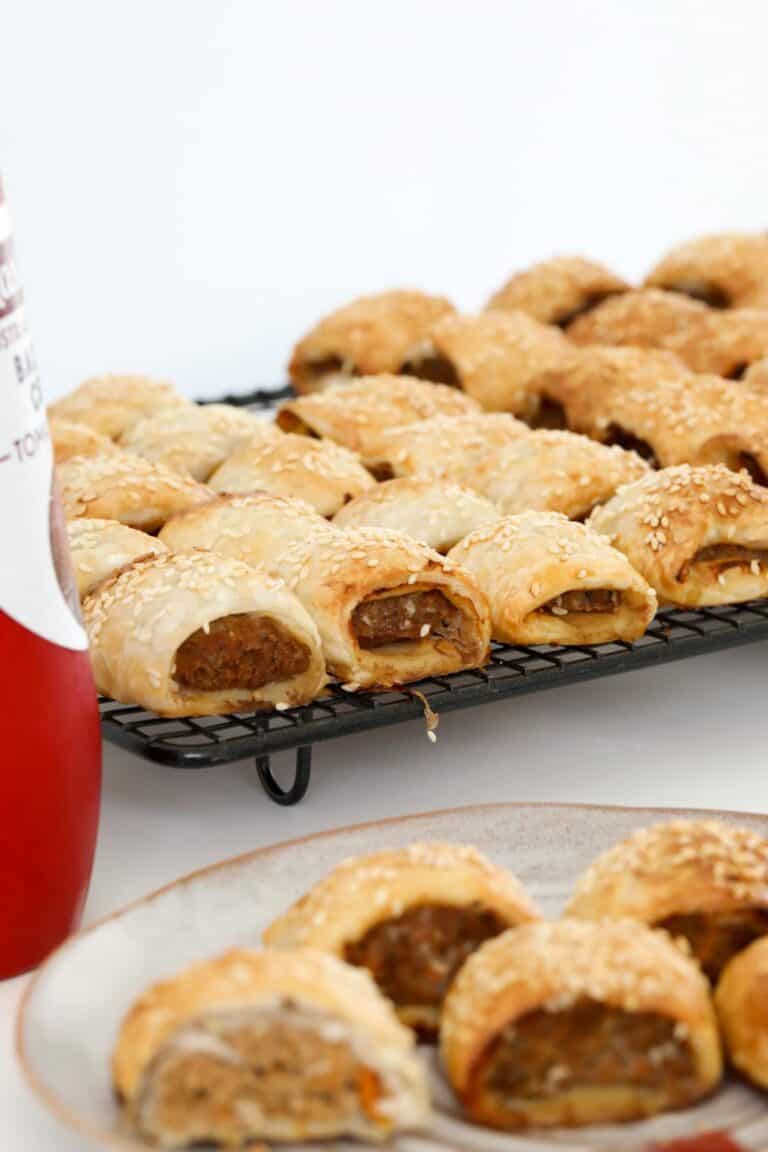 Easy Sausage Rolls With Beef And Sausage Mince - Bake Play Smile