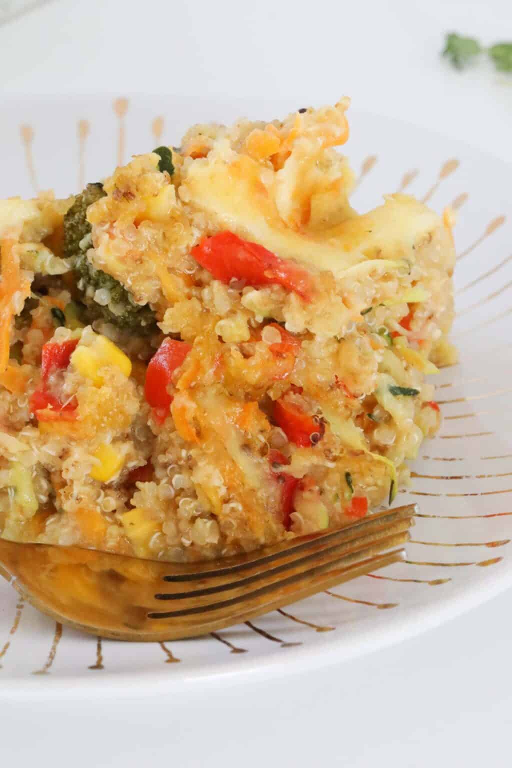 Quinoa Bake with Vegetables Bake Play Smile