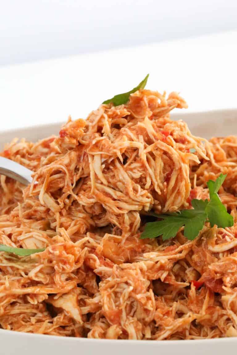 Slow Cooker Mexican Shredded Chicken Bake Play Smile