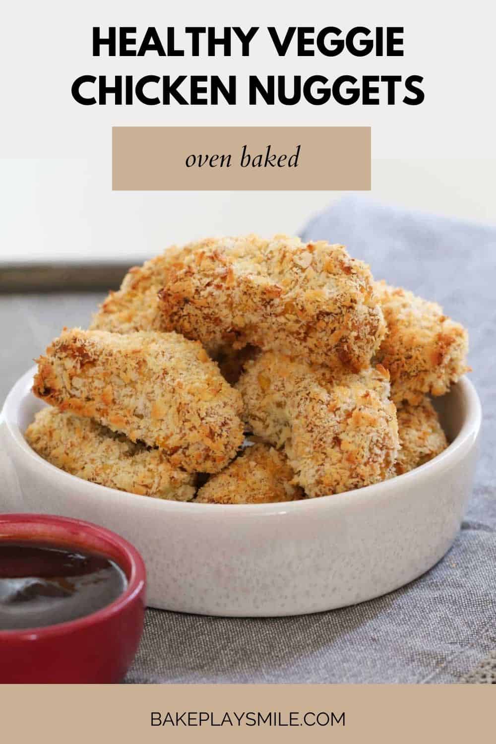 Healthy Veggie Chicken Nuggets Oven Baked Bake Play Smile