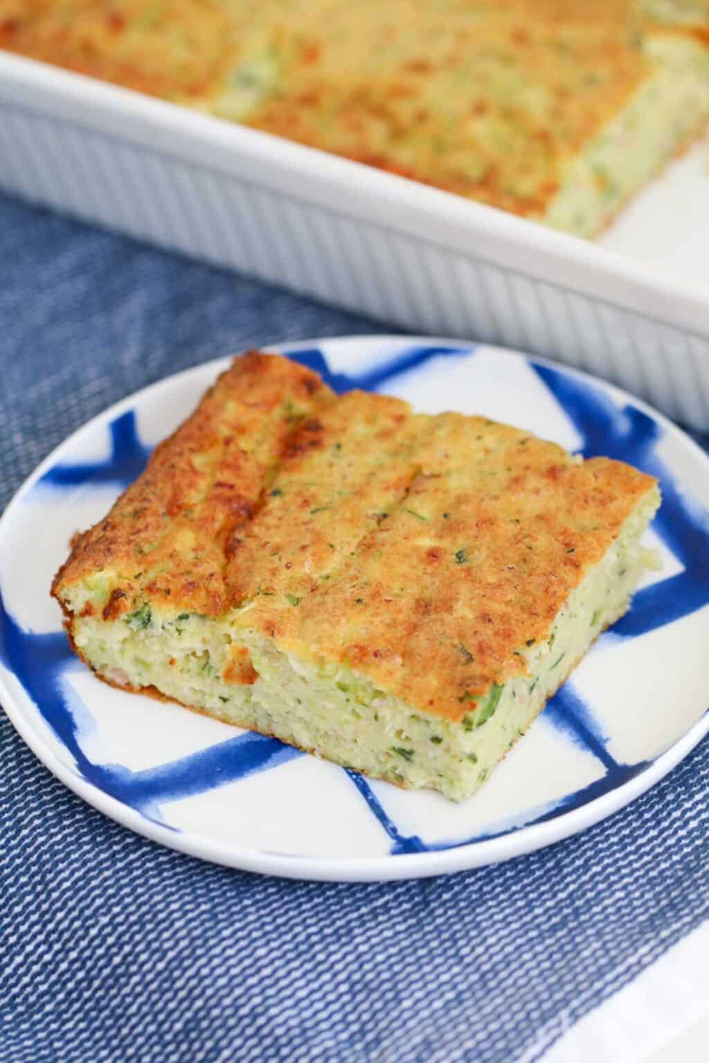 Quick & Easy Zucchini Slice Family Favourite Bake Play Smile