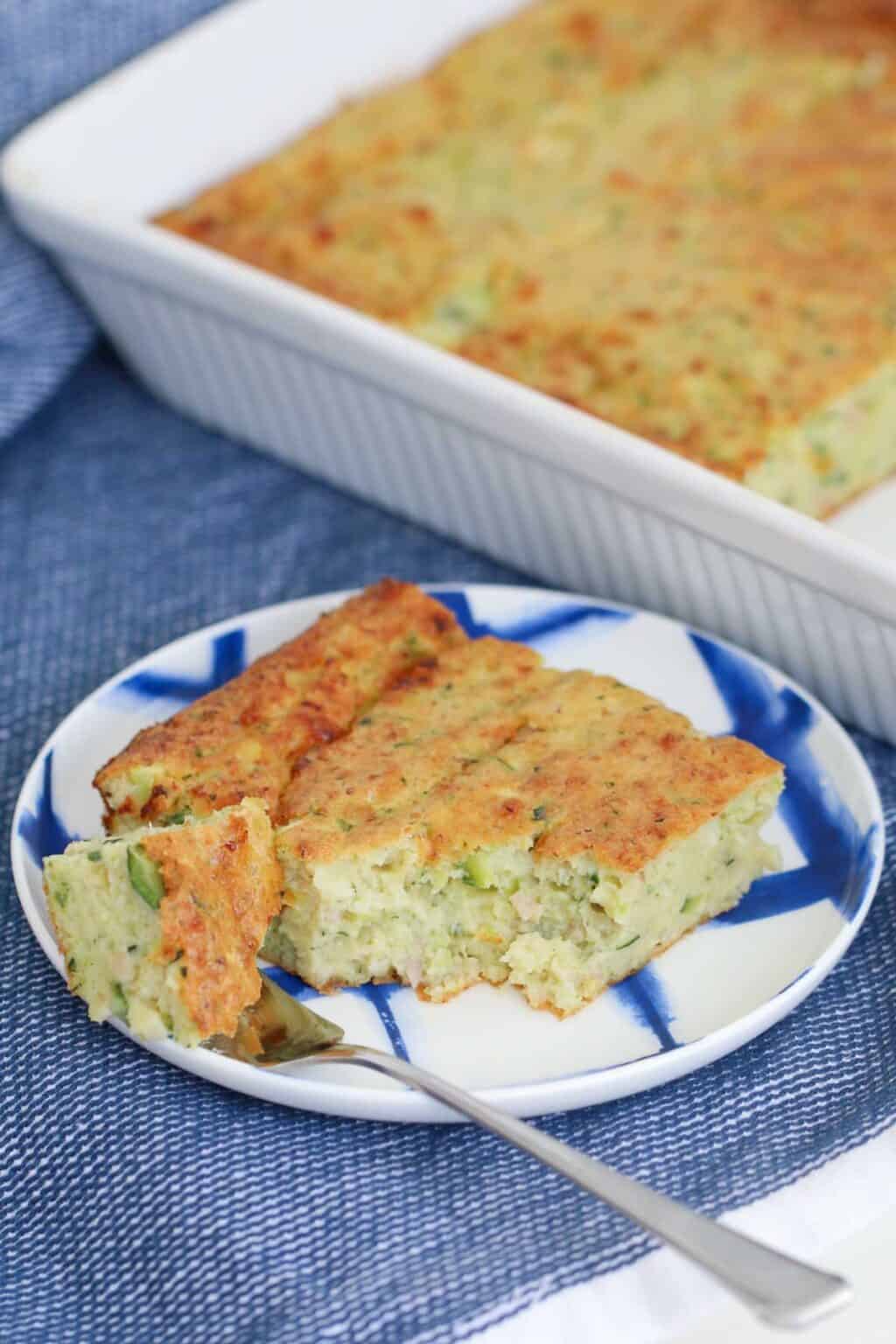 Quick & Easy Zucchini Slice Family Favourite Bake Play Smile