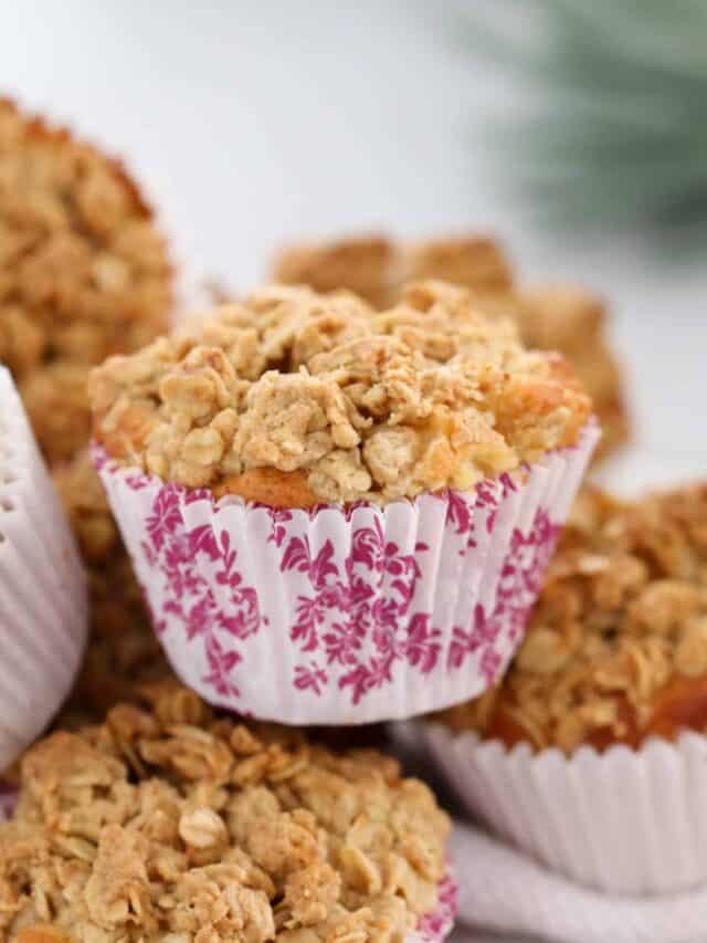 Apple Crumble Muffins Bake Play Smile