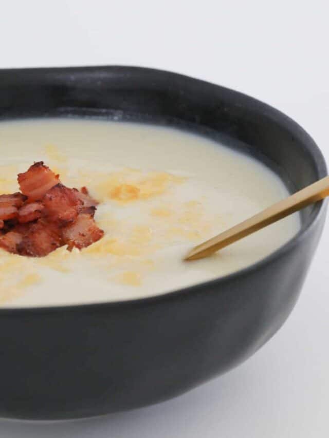 Thermomix Cauliflower Soup Bake Play Smile