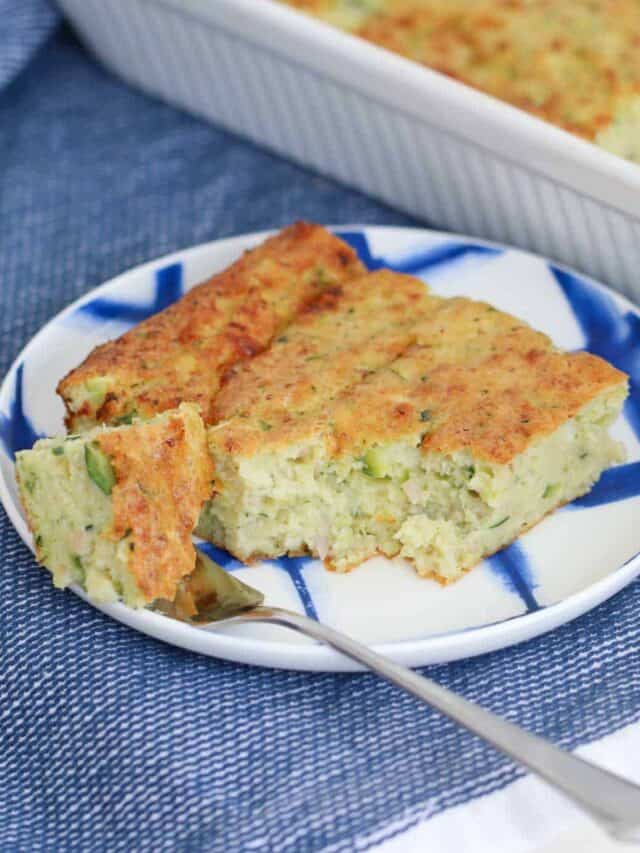 Zucchini Slice Bake Play Smile
