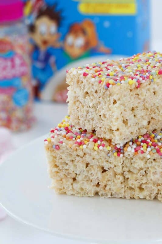 Rice Bubble Marshmallow Slice 3 Ingredient Rice Krispie Treats Bake