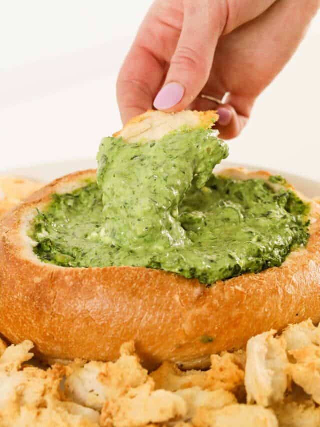 Spinach Cob Loaf Bake Play Smile