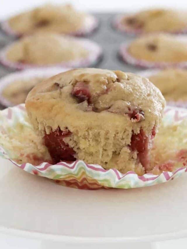 Strawberry Banana Muffins - Bake Play Smile