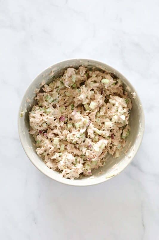 Healthy Tuna Salad With Mayo | 5 Minute Recipe - Bake Play Smile