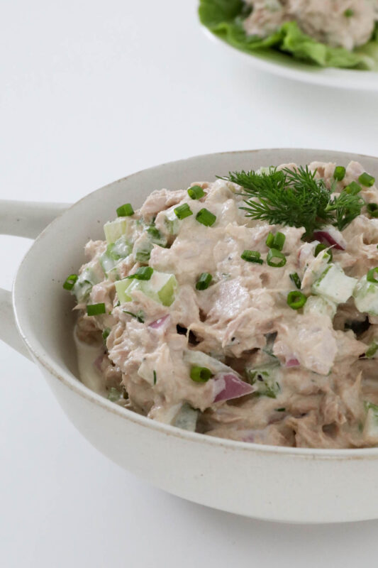 Healthy Tuna Salad With Mayo | 5 Minute Recipe - Bake Play Smile