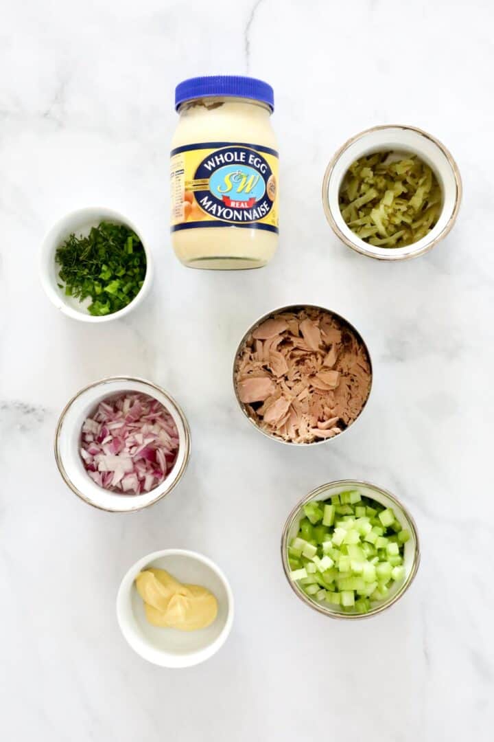 Healthy Tuna Salad With Mayo | 5 Minute Recipe - Bake Play Smile