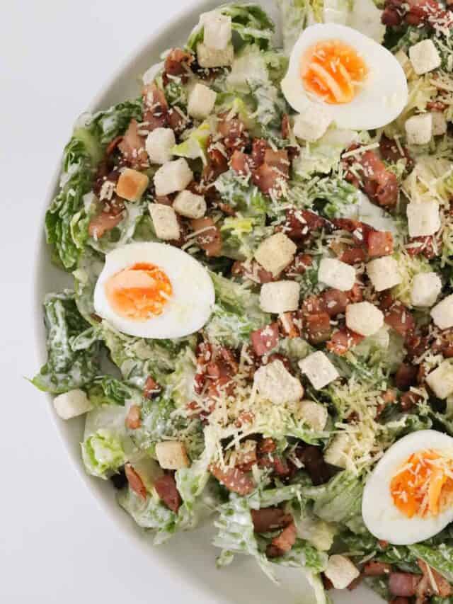 Caesar Salad Bake Play Smile