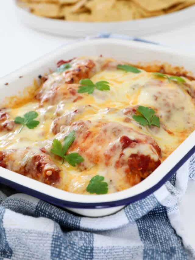 Mexican Baked Salsa Chicken Bake Play Smile