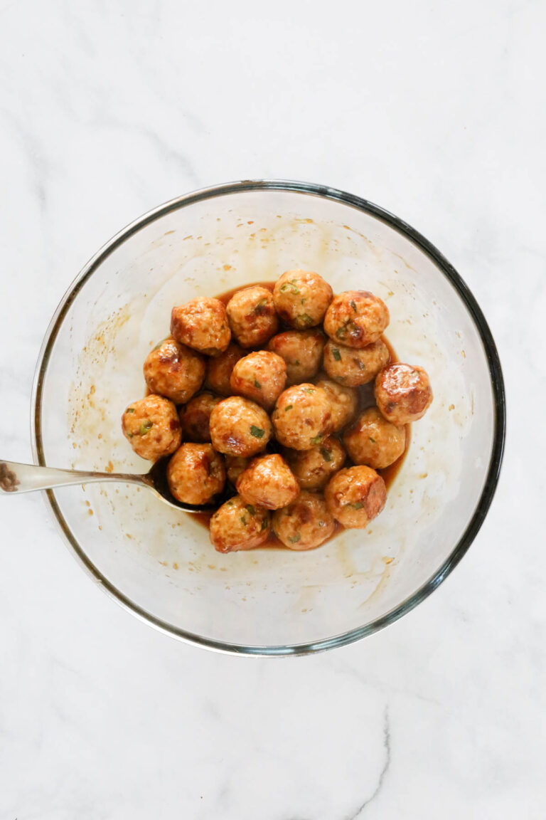 Asian Turkey Meatballs 30 Minute Appetiser Bake Play Smile