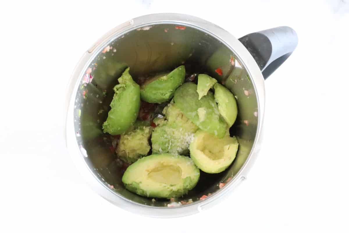 Avocados in a Thermomix.