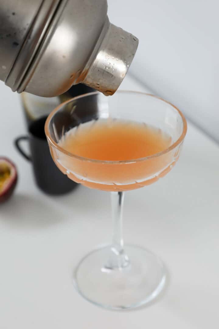 Pornstar Martini | Passionfruit Cocktail - Bake Play Smile