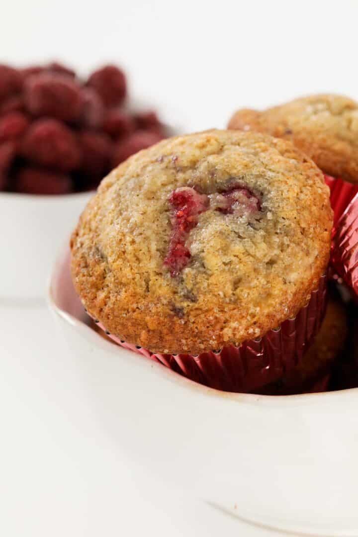 Banana Raspberry Muffins Bake Play Smile