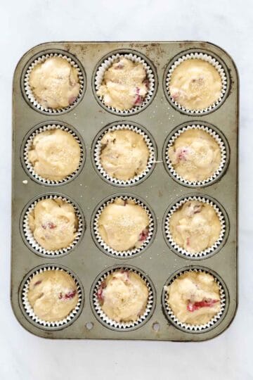 Banana Raspberry Muffins - Bake Play Smile