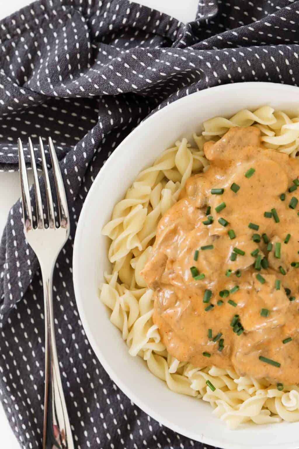 Slow Cooker Beef Stroganoff Bake Play Smile