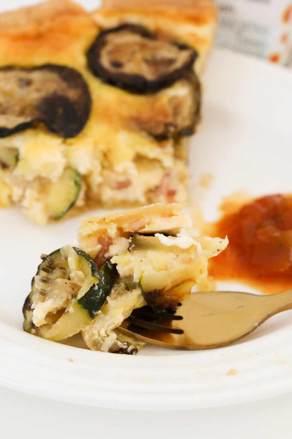 Zucchini Quiche (Courgette Quiche) Bake Play Smile