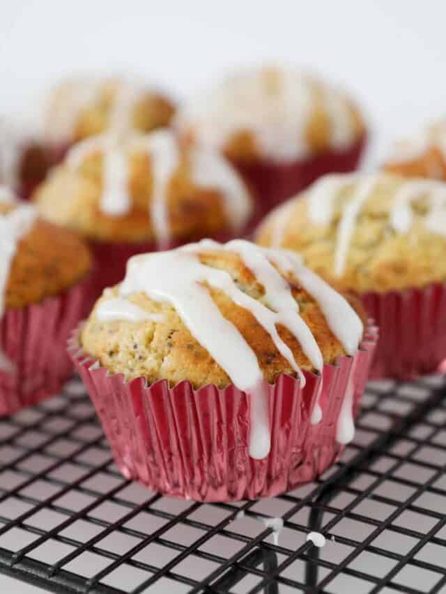 Lemon Poppy Seed Muffins - Bake Play Smile