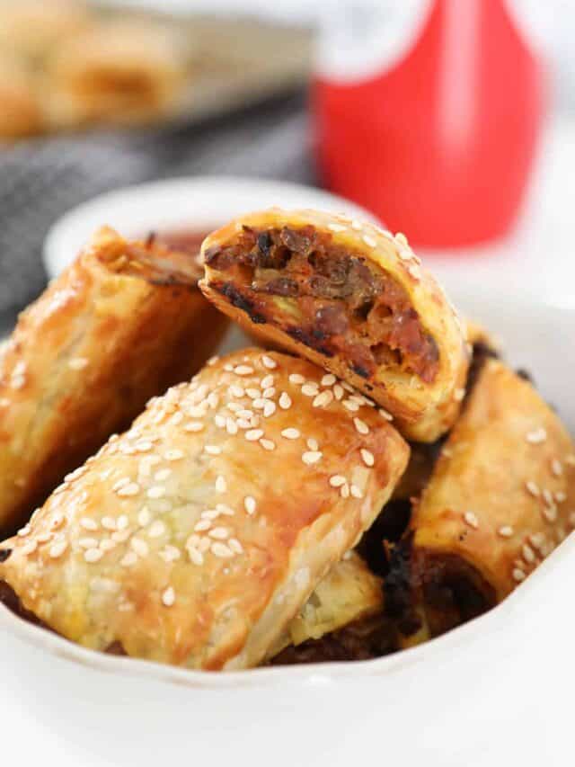 Vegetarian Sausage Rolls Bake Play Smile