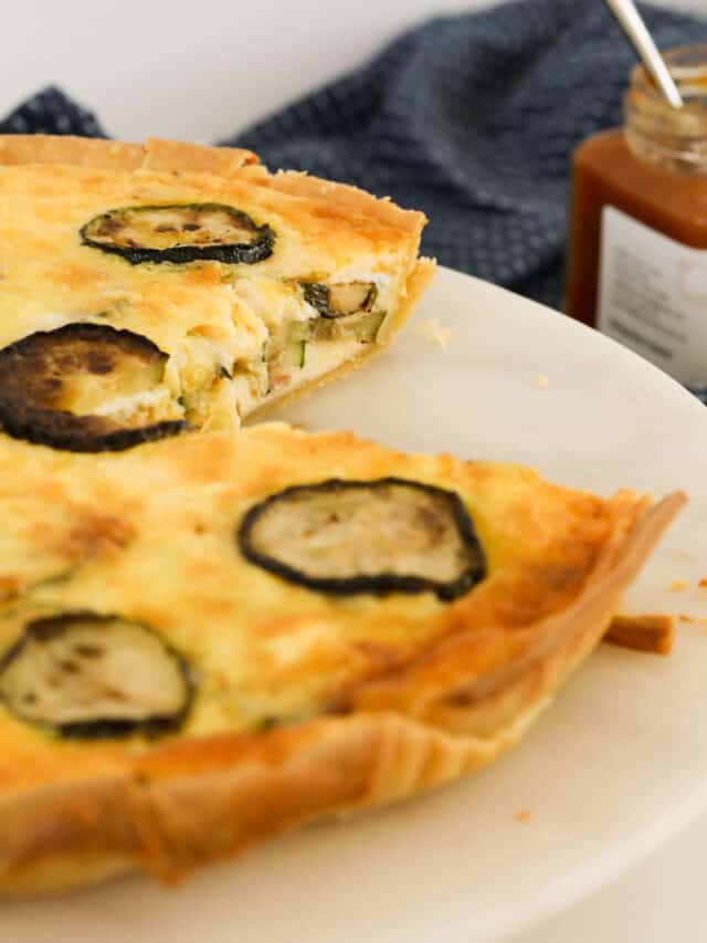 Zucchini Quiche - Bake Play Smile