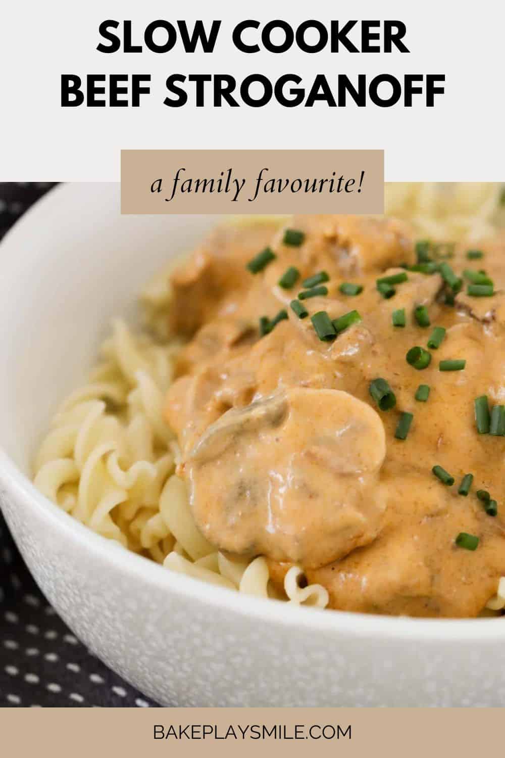 Slow Cooker Beef Stroganoff for Two - Peyton's Momma™