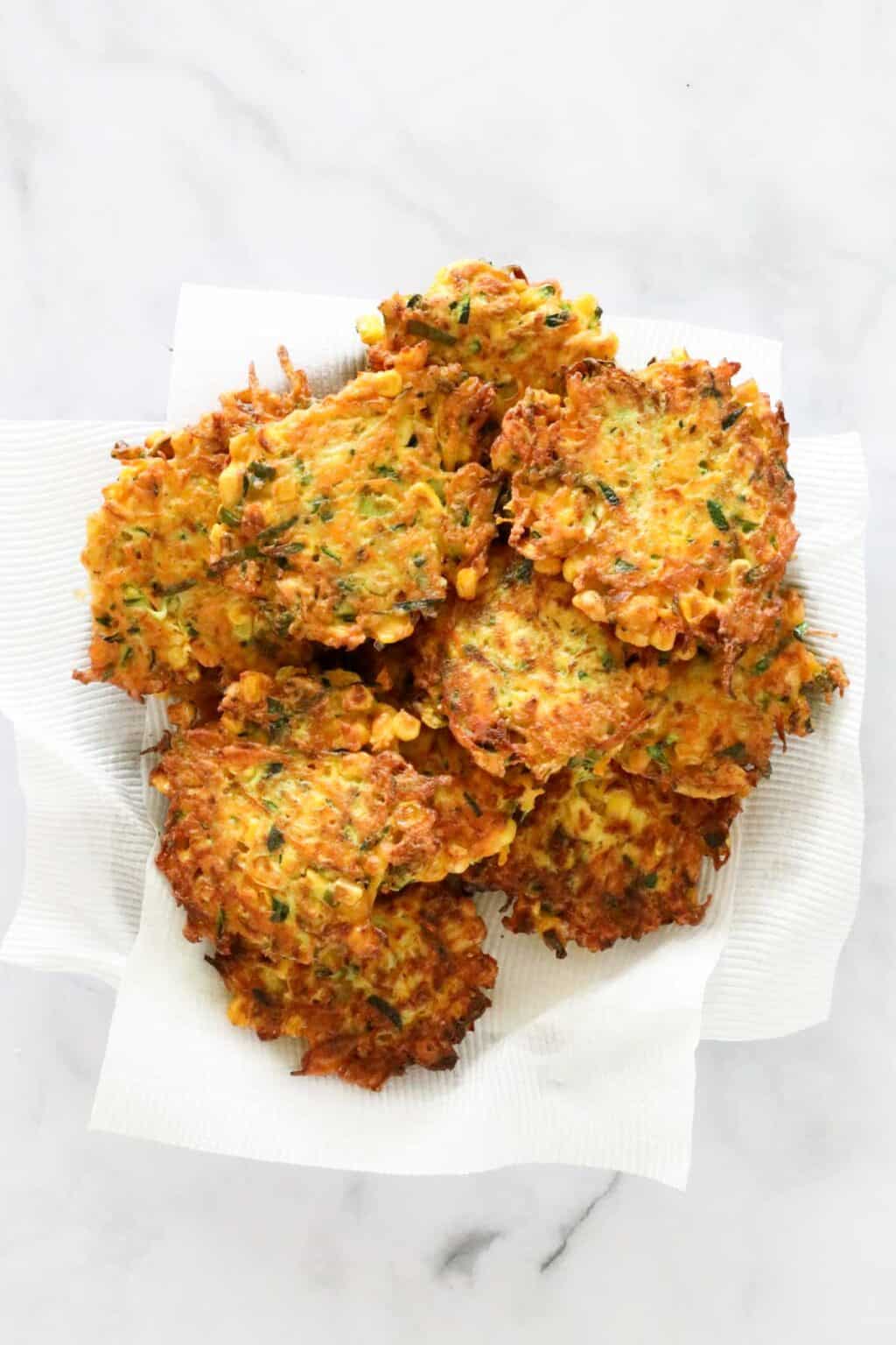 Healthy Vegetable Fritters BEST Crispy Patties Bake Play Smile