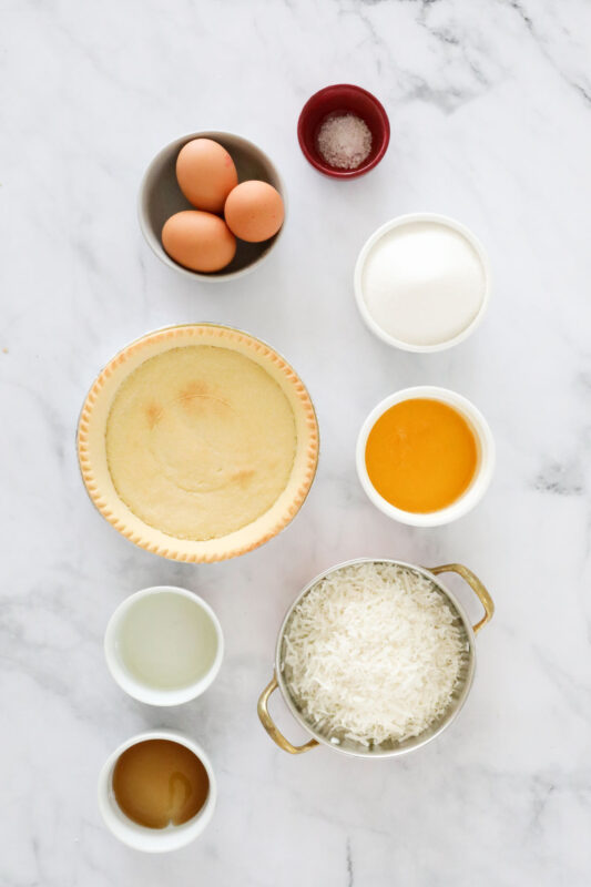 Coconut Pie | Super Easy Impossible Pie Recipe - Bake Play Smile