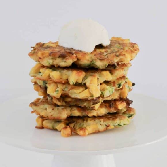Corn and Zucchini Fritters
