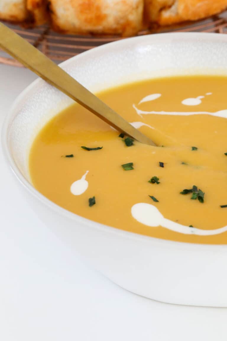 Slow Cooker Pumpkin Soup Bake Play Smile