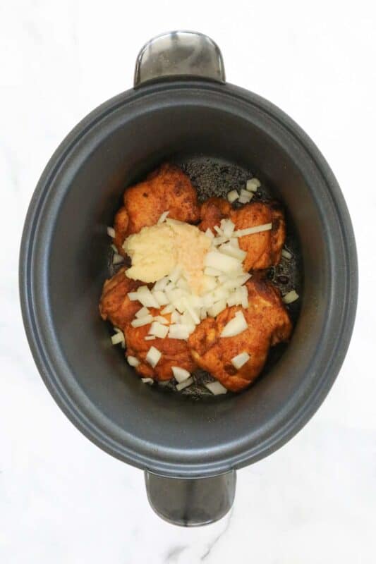 KidFriendly Creamy Slow Cooker Satay Chicken Bake Play Smile