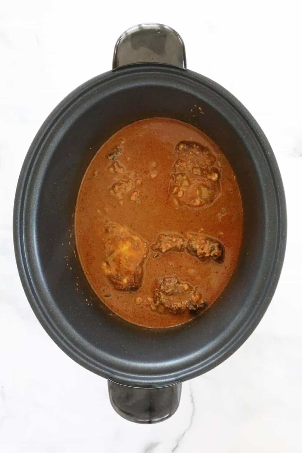 KidFriendly Creamy Slow Cooker Satay Chicken Bake Play Smile