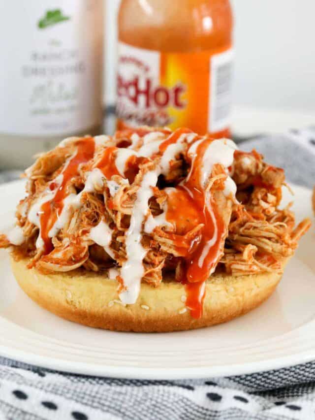 Slow Cooker Buffalo Chicken Bake Play Smile