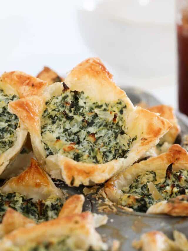 Ricotta & Spinach Tarts - Bake Play Smile