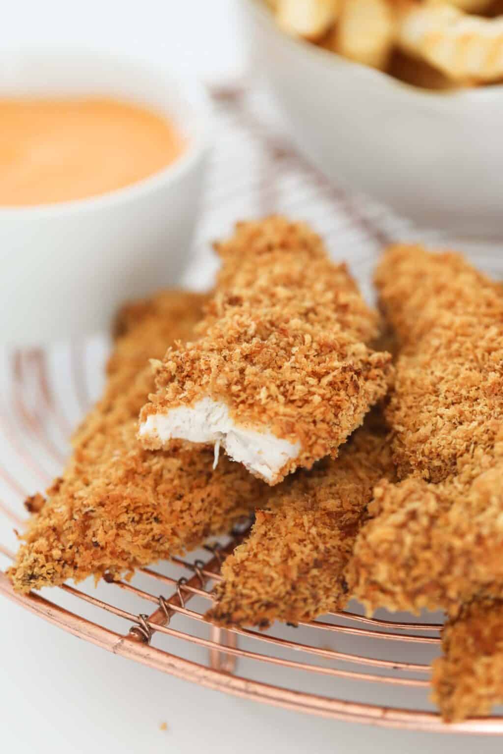CRUNCHY & CRISPY Oven Baked Chicken Tenderloins Bake Play Smile