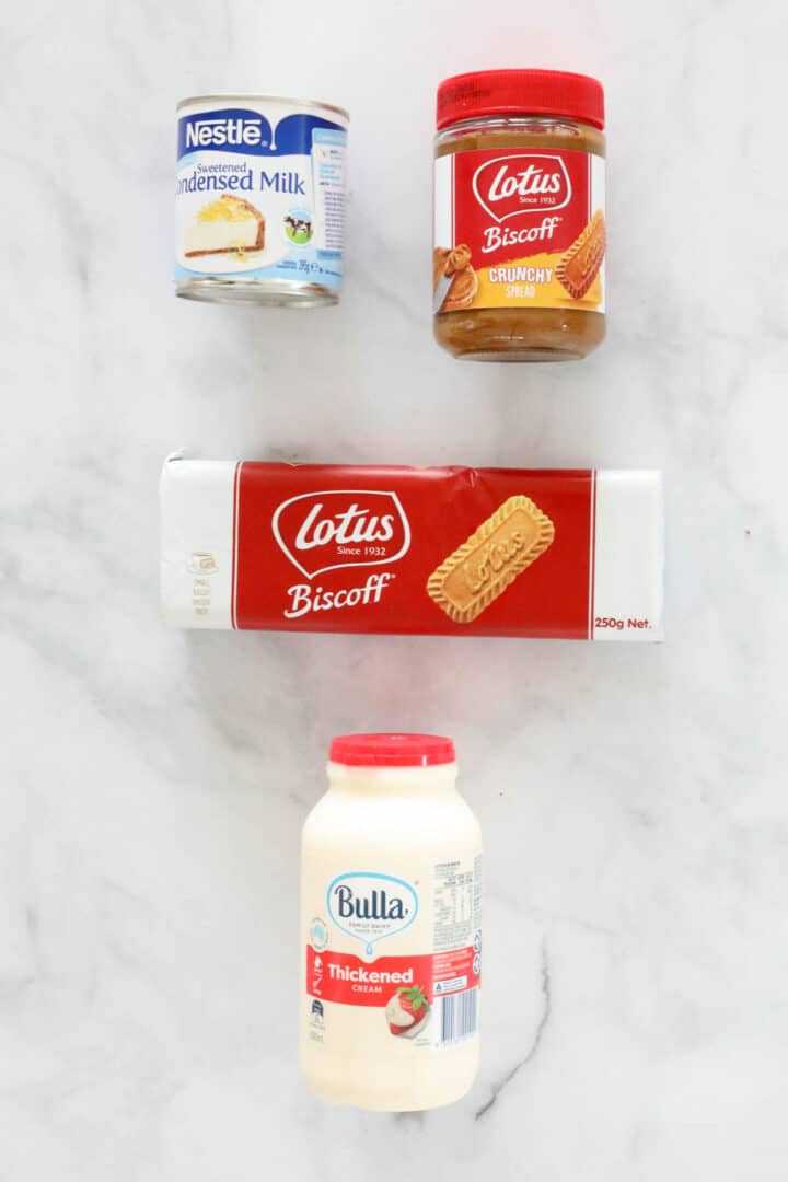 NO CHURN Biscoff Ice Cream | 4 Ingredients! - Bake Play Smile