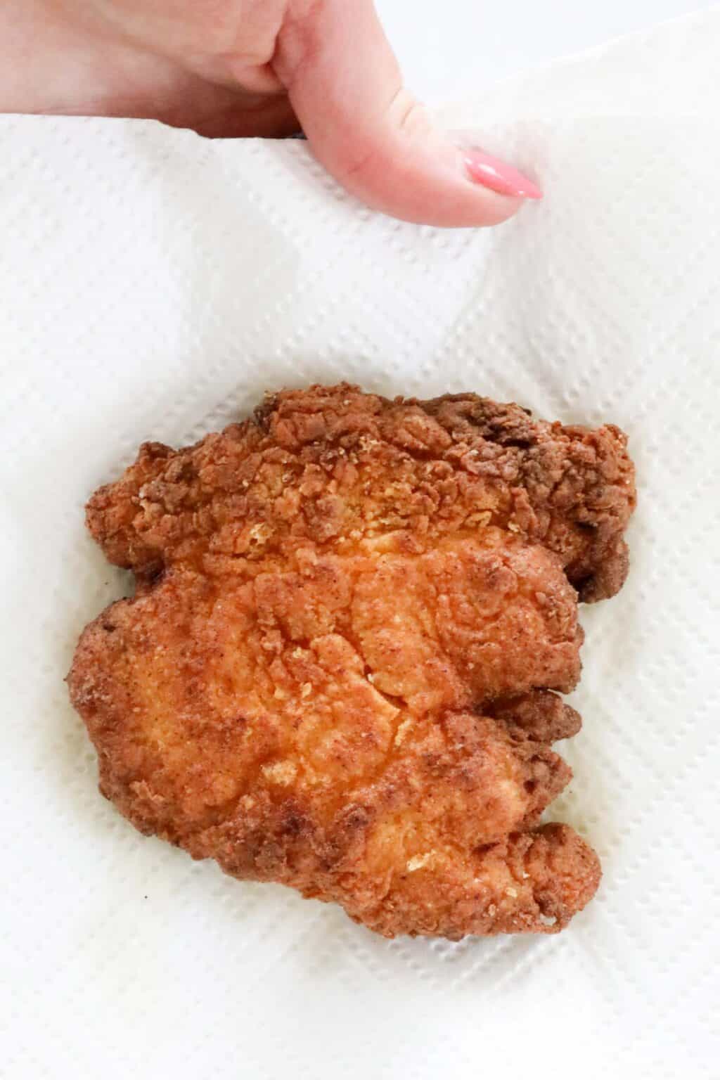 Super CRISPY Korean Fried Chicken Burger - Bake Play Smile
