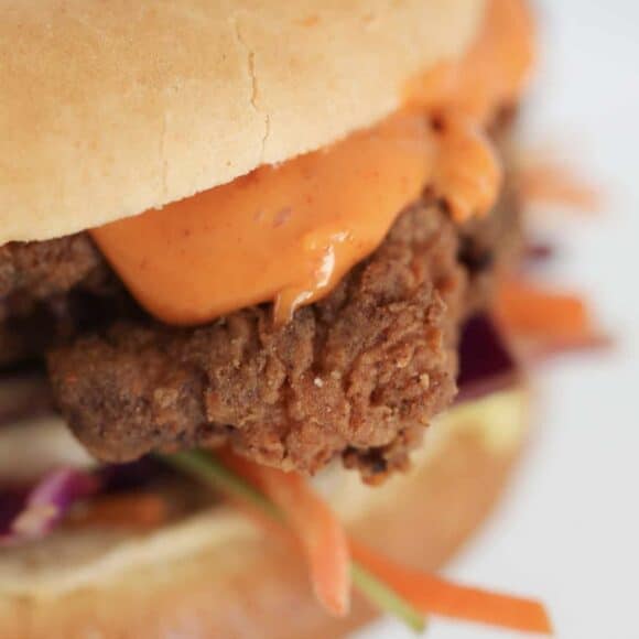 Korean Fried Chicken Burger