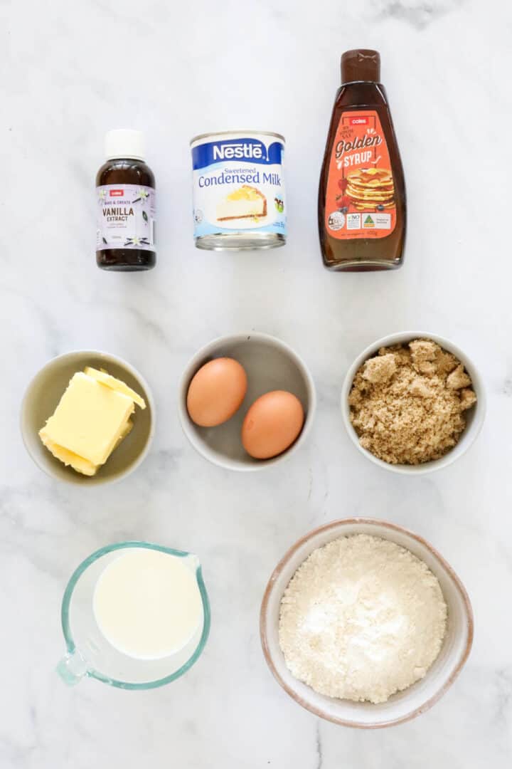 Self Saucing Caramel Pudding with Condensed Milk! - Bake Play Smile