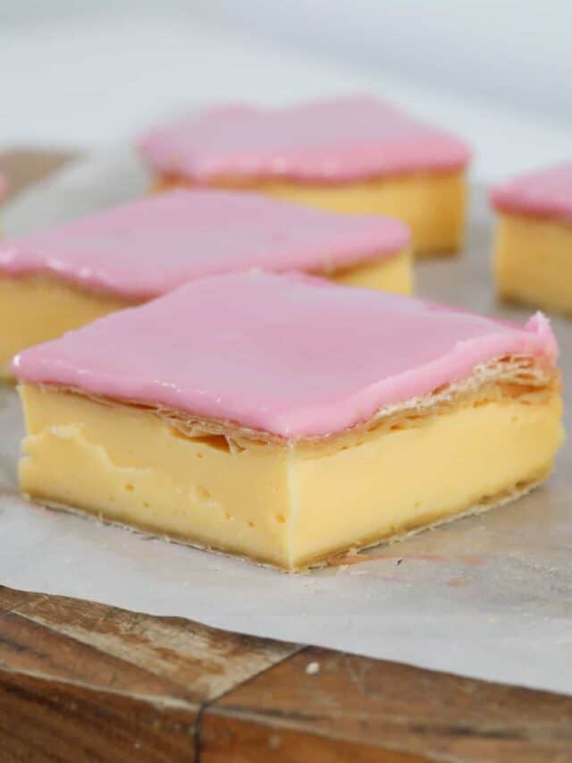 Vanilla Custard Slice - Bake Play Smile