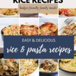 A collection of quick & easy rice and pasta dishes.
