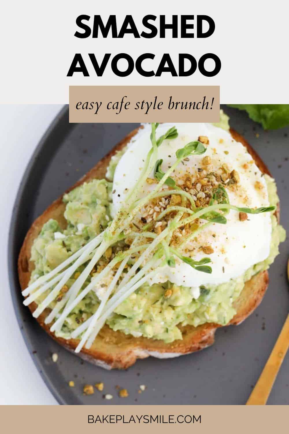 The BEST Homemade (Cafe Style) Smashed Avocado Recipe - Bake Play