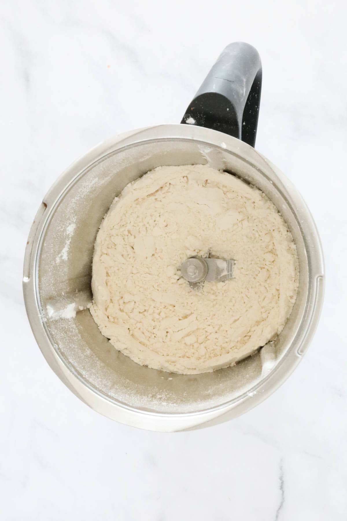 Flour mixture in a Thermomix.