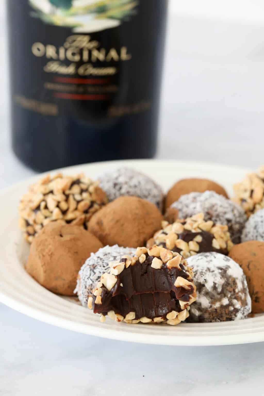 5 Ingredient Baileys Truffles No Bake Recipe Bake Play Smile
