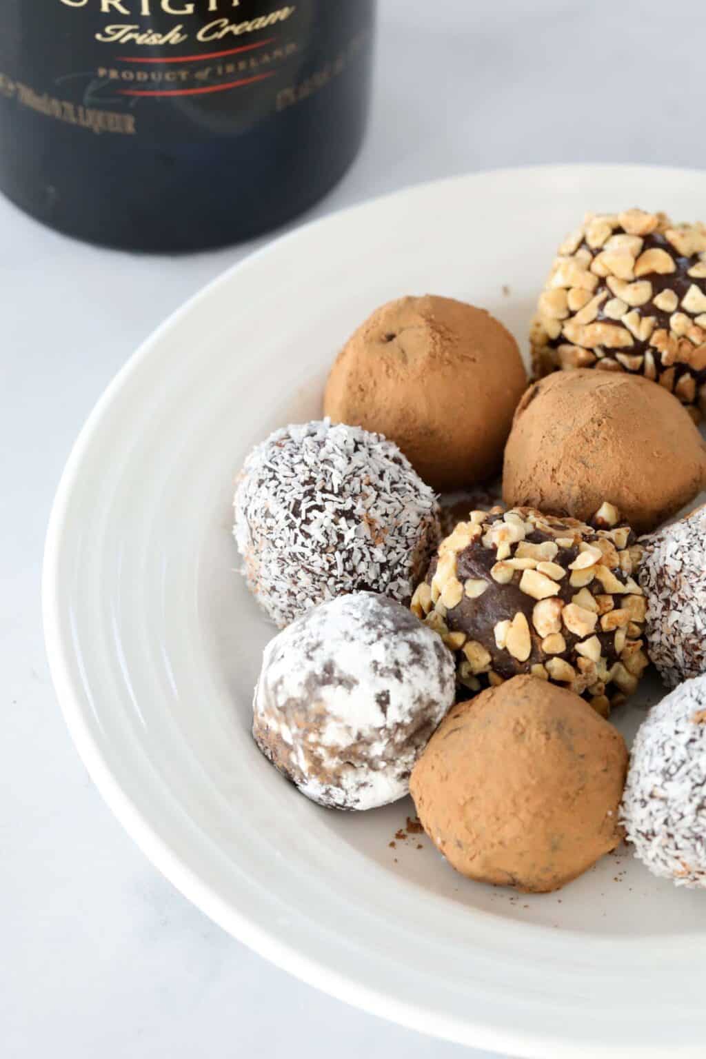 5 Ingredient Baileys Truffles No Bake Recipe Bake Play Smile