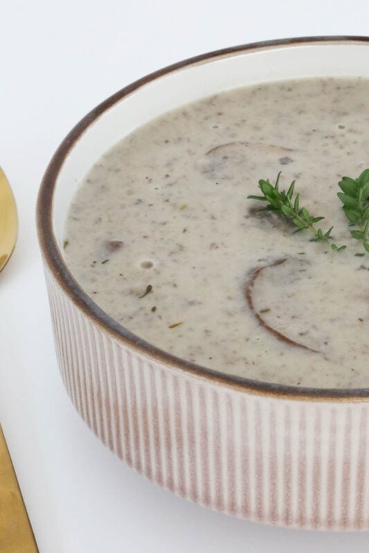 Creamy Mushroom Soup - Bake Play Smile