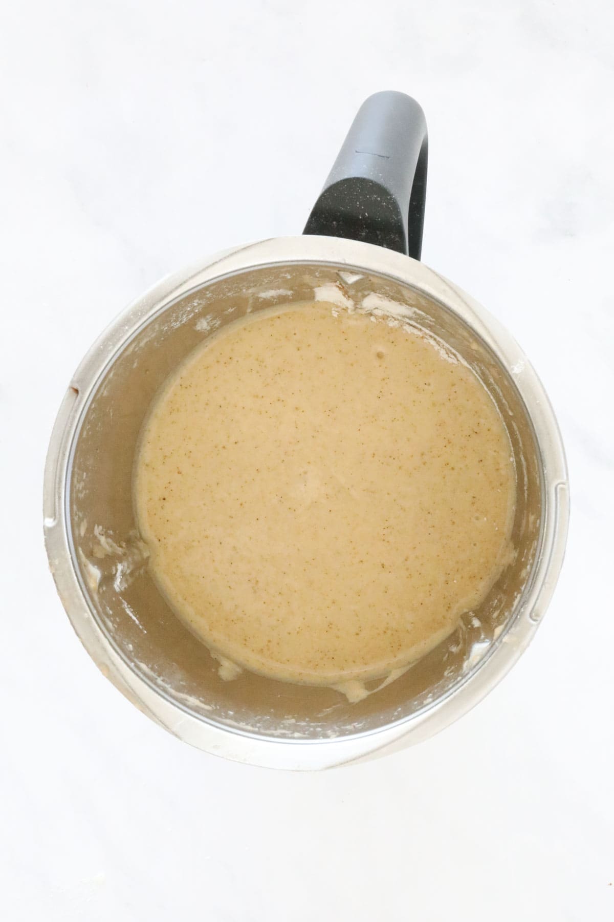 Muffin batter in a Thermomix.
